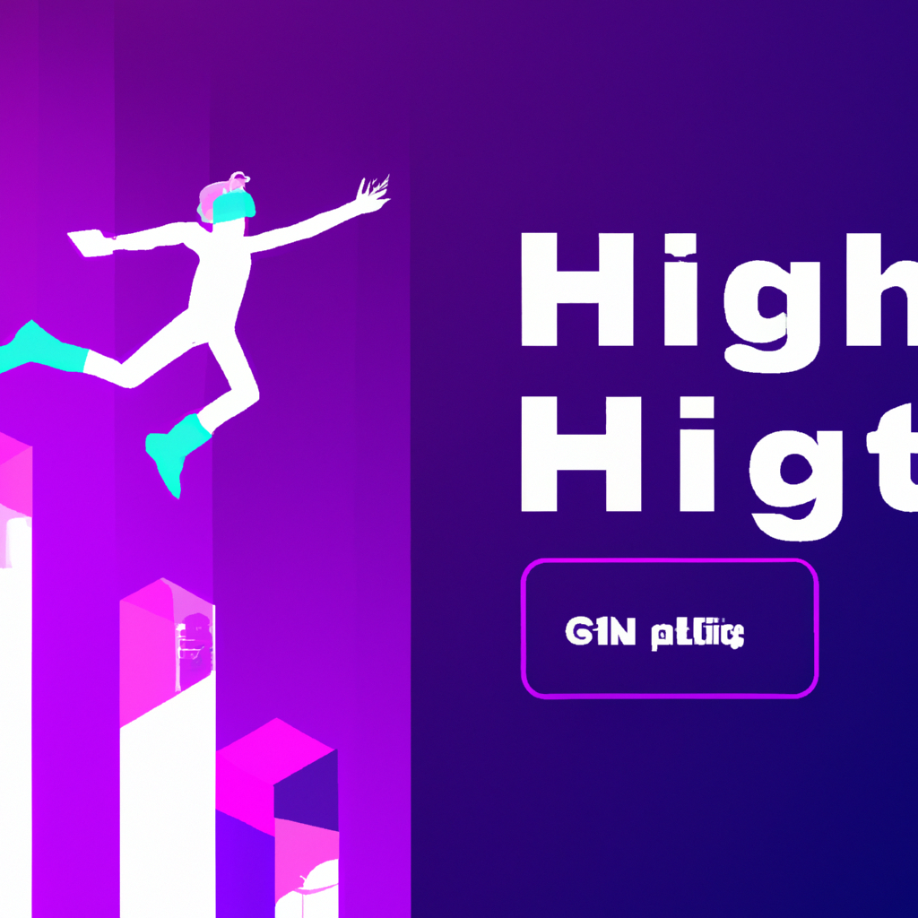 Screenshot: neon platformer